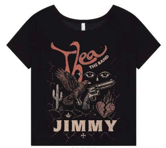 Women’s Slouchy T - Blk/ Jimmy
